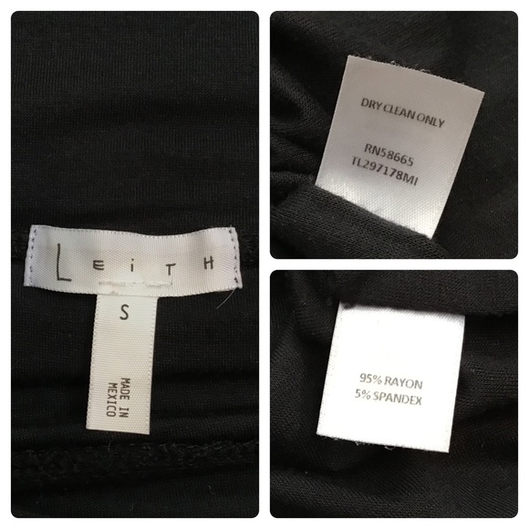 LEITH - Black Body-con Pencil Skirt - S - Picture 14 of 14